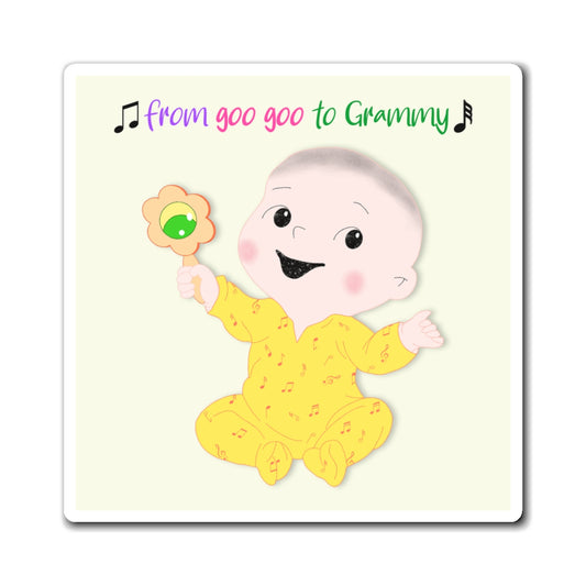 Funny Singer Baby Fridge Magnet (Boy) | Kitchen Decor USA