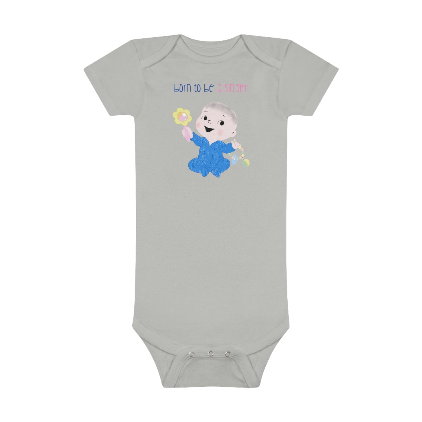 Baby Short Sleeve Onesie® - SINGER (BOY)