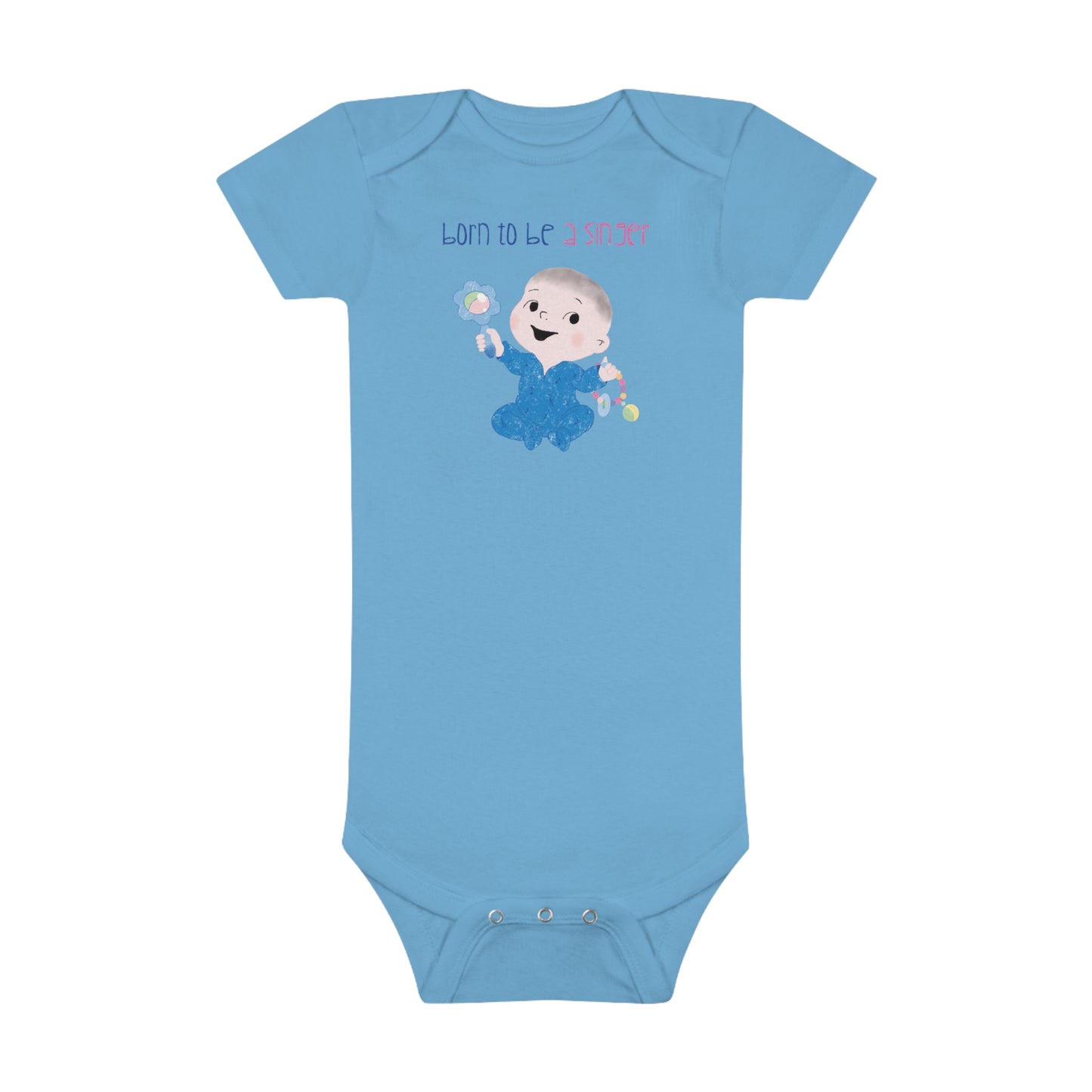 Baby Short Sleeve Onesie® - SINGER (BOY)