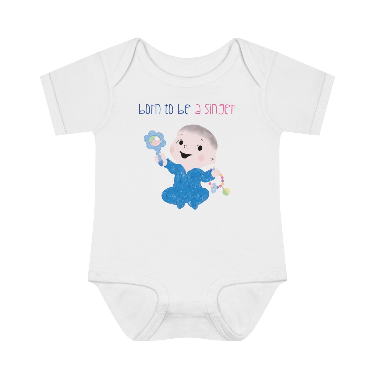 Humorous Infant Rib Bodysuit - First Word: Grammy!