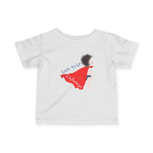 Funny Superhero Baby Tee – Born to Be a Superhero | Baby Shower Gift for Newborns & Toddlers