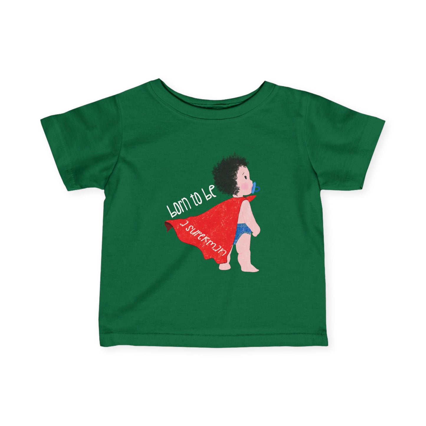 Funny Infant superhero T-shirt – baby graphic tee with cute hero print