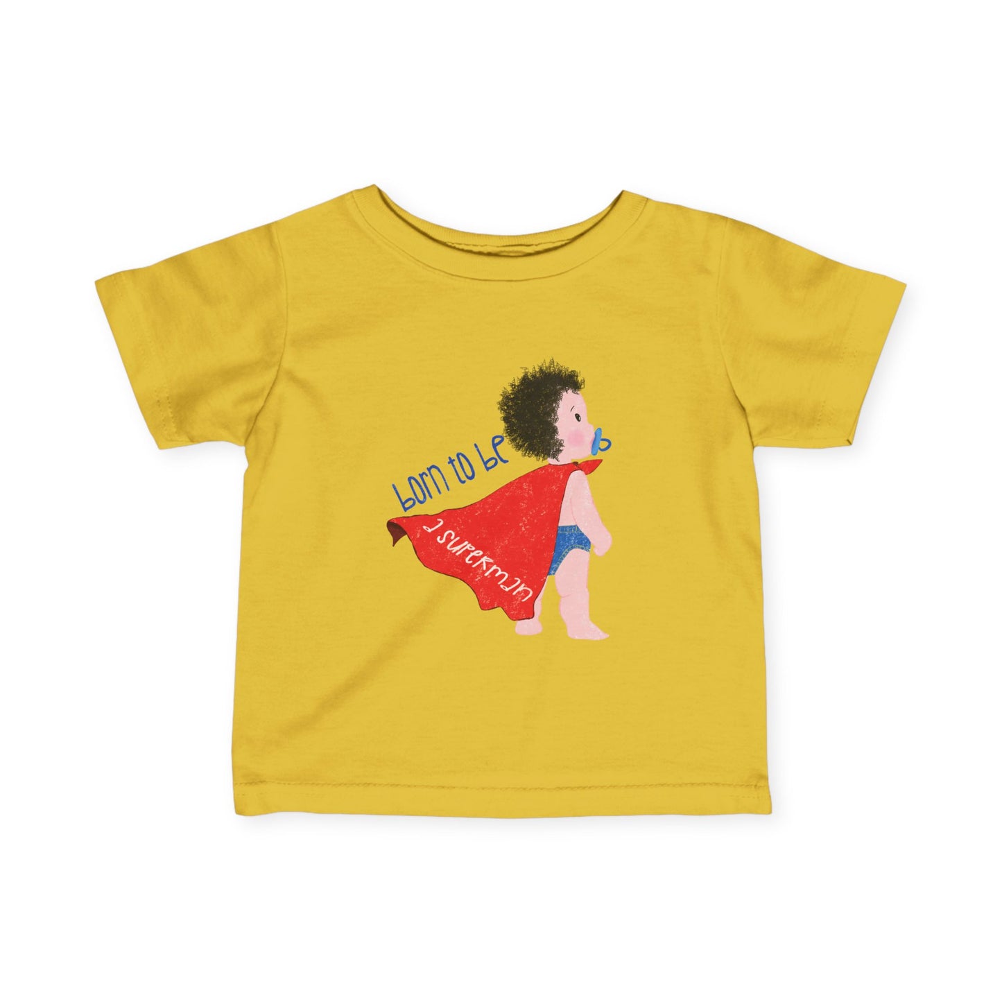 Cute infant hero T-shirt – fun baby shirt with superhero-themed design