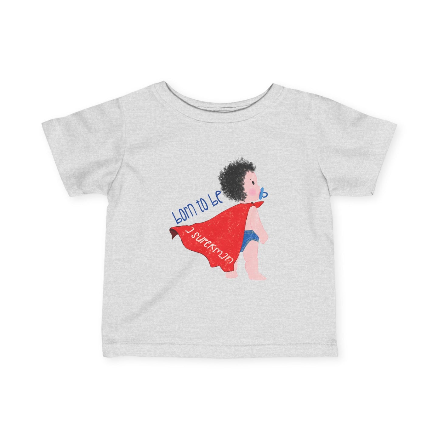 Cute baby hero T-shirt – fun infant shirt with superhero-themed design