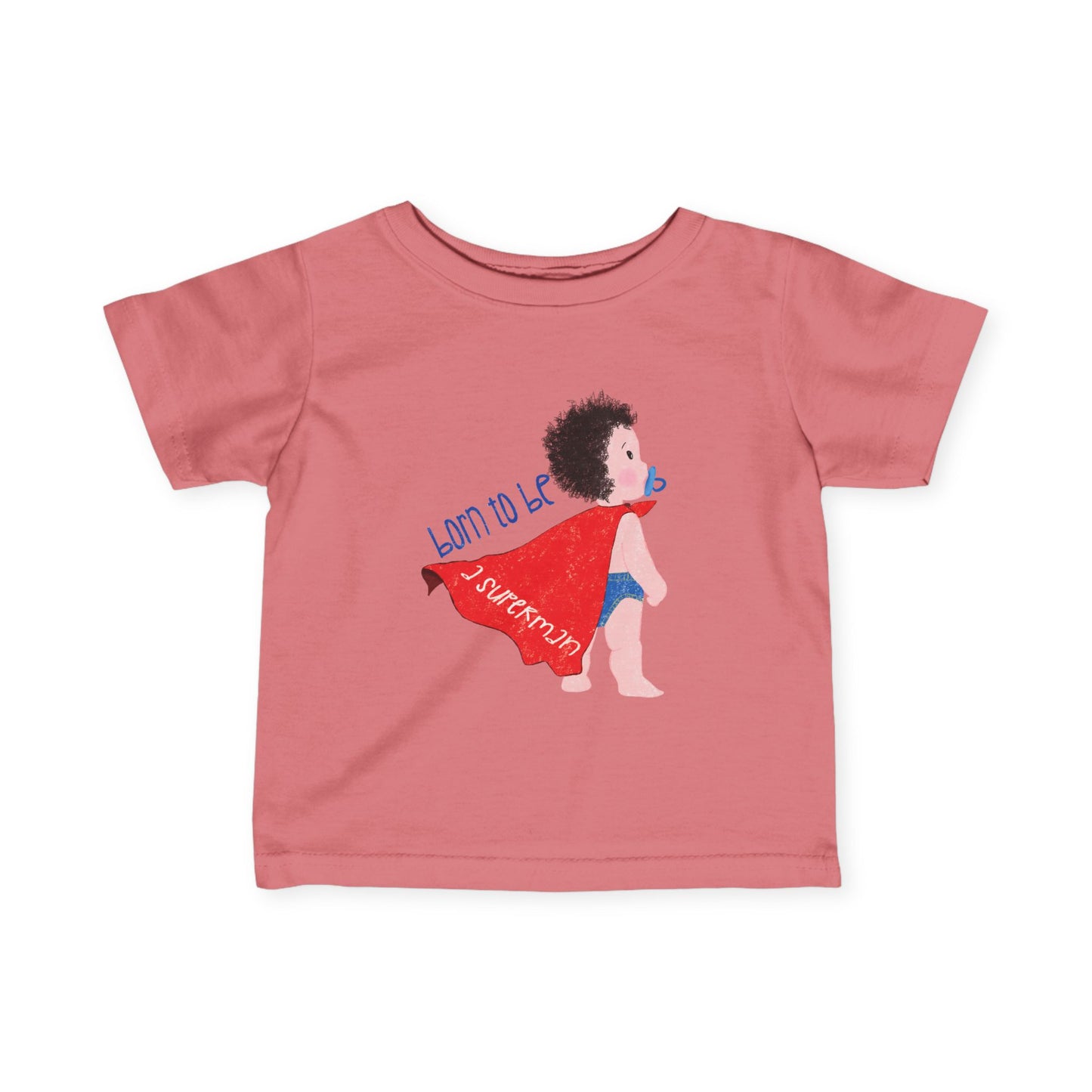 Pint-sized hero baby tee – baby T-shirt with fun superhero design