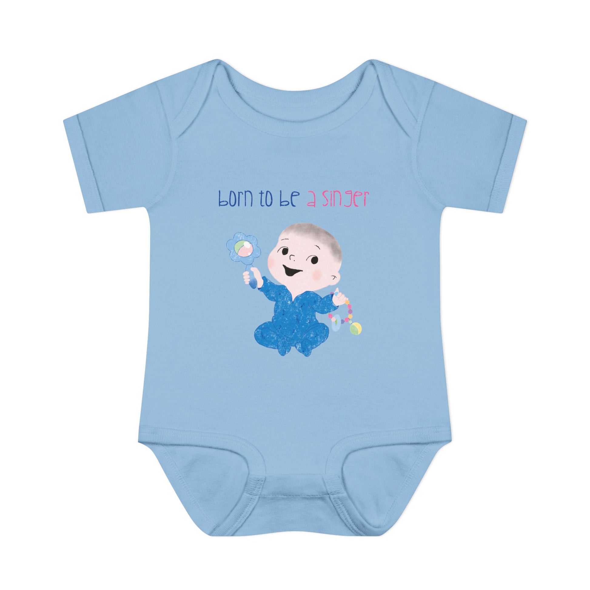Music-inspired infant boy bodysuit – cute and cozy baby onesie for natural-born performers