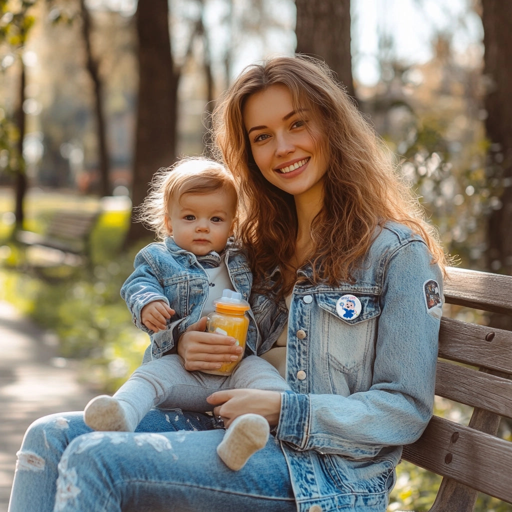 Cute Pin Button - Baby’s First World Tour!