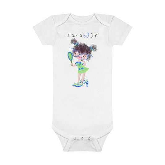 Onesie® Organic Baby Bodysuit - I AM A BIG GIRL